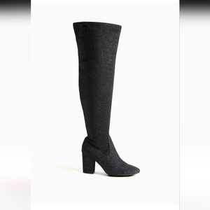 Over the Knee High Heeled Boots Wide